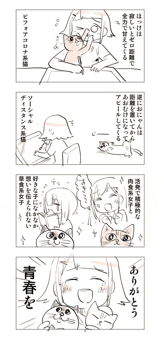 甘え方が全然違う話です 