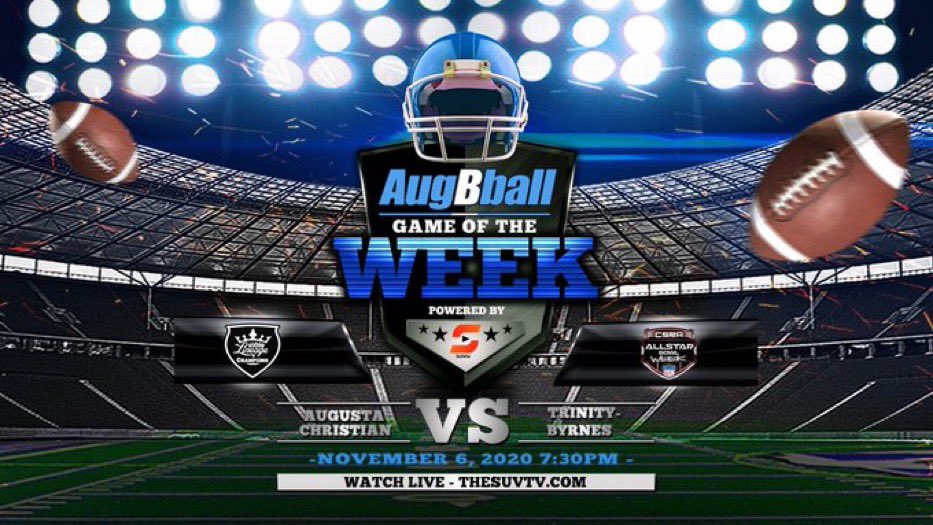 AugPressSports's tweet photo. Augusta Christian’s quarterfinal playoff game against Trinity-Byrnes Friday night will be broadcast live (and on demand) at https://t.co/y0DzRSjSDr.

The Lions (8-1) will be hunting their first playoff win since 2012. https://t.co/MNpYdEj1oY