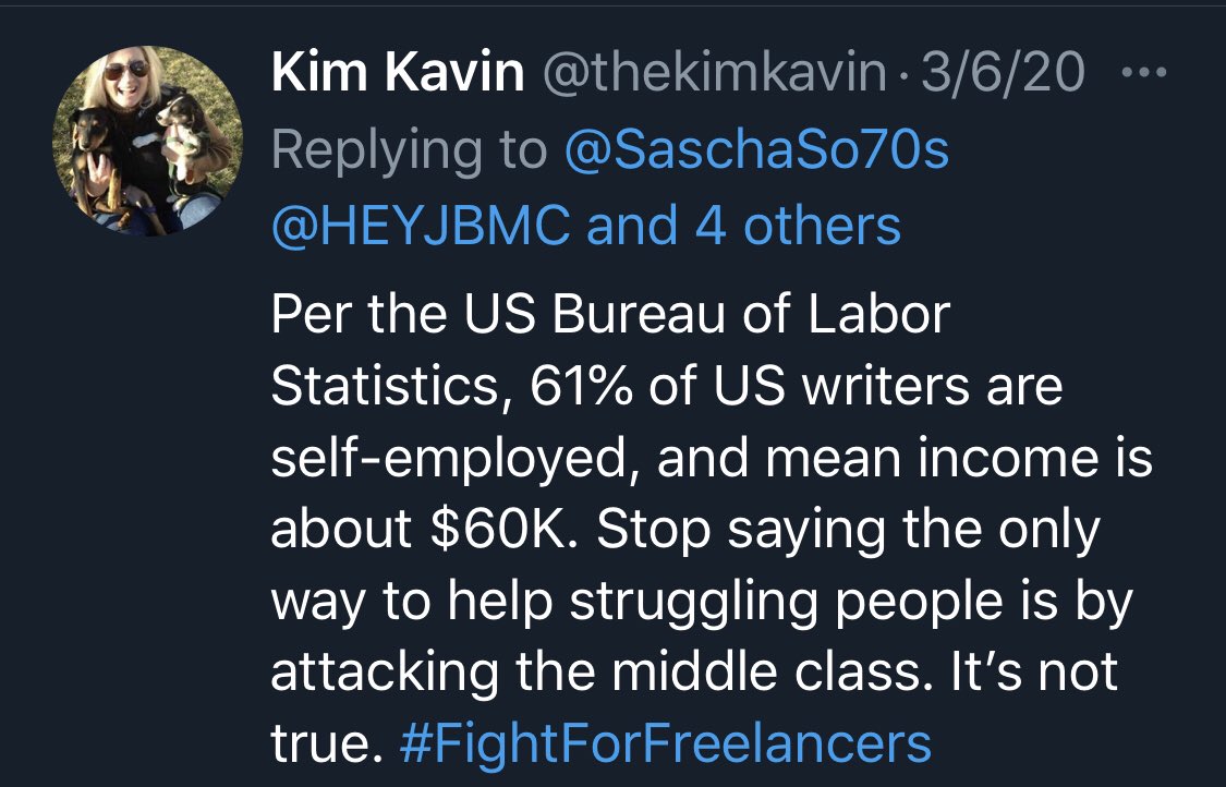 Apps like  @Uber  @lyft were simply convenient villains.  @LorenaAD80’s game plan has always been to outlaw most self employment, in a nutty attempt to boost membership in failing and corrupt unions. I speak for 80+% of freelancers when I say this: LEAVE US ALONE.