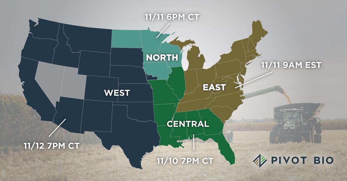 Initial harvest results are in! Register for your region-specific live even and discover how you can lock in big savings for next season!

Central: bit.ly/3p4Gpj8
East: bit.ly/3mWD97r
North: bit.ly/38eDspX
West: bit.ly/3mWDbMB