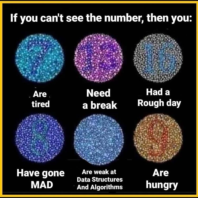 iphonegalaxymd's tweet photo. My eyes my eyes!!!

#python #pythonprogramming #python3 #pythoncode #pythonlearning #pythonadvanceprojects #pythondeveloper  #codinglife #codingbootcamp #codingforkids #codingpics #codingisfun #codingdays #codingislife #codingproblems #programming #programmer #programmingmemes https://t.co/u8CG4TOQYW