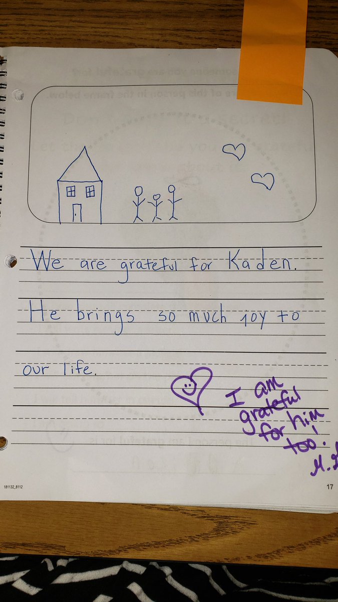 sleevemama's tweet photo. I was very excited to read the interactions between students and parents in the journals sent home yesterday! The students were so excited that they wanted to take them home again tonight! Almost everyone participated @MRegan0123 @SandiHarrison22 @CherokeeSchools  @Hasty_Huskies https://t.co/oO66ZPHzba
