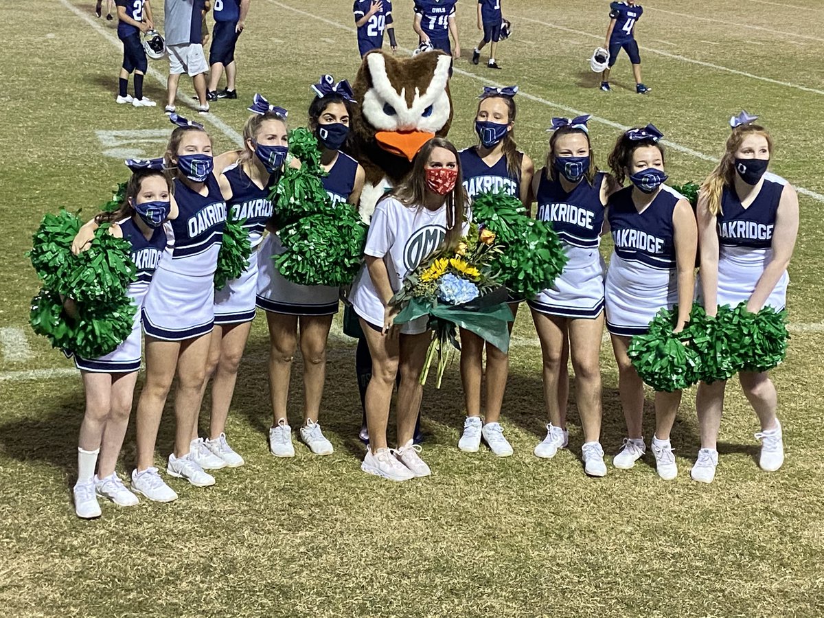 So proud of our MS football 🏈 players this evening!  What a game!  Thank you cheerleaders for all of your love and support this season!  <a href="/oakridgeowls/">The Oakridge School</a> <a href="/OakridgeMS1/">Oakridge MS</a>