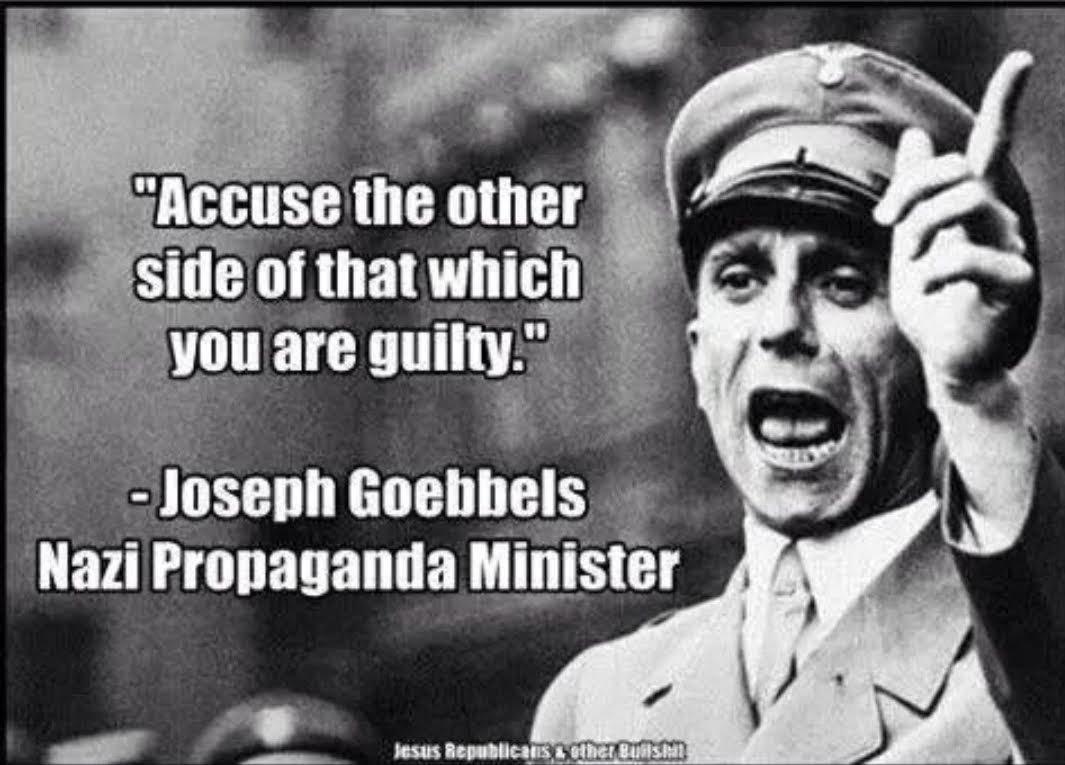 HolisticPsy1's tweet photo. @donwinslow WOW! Really??
So when his dirty tricks backfire,
he goes back to the #DictatorsHandbook Chapter45
"Blame the other side for that which are guilty." https://t.co/NmqpS64klS