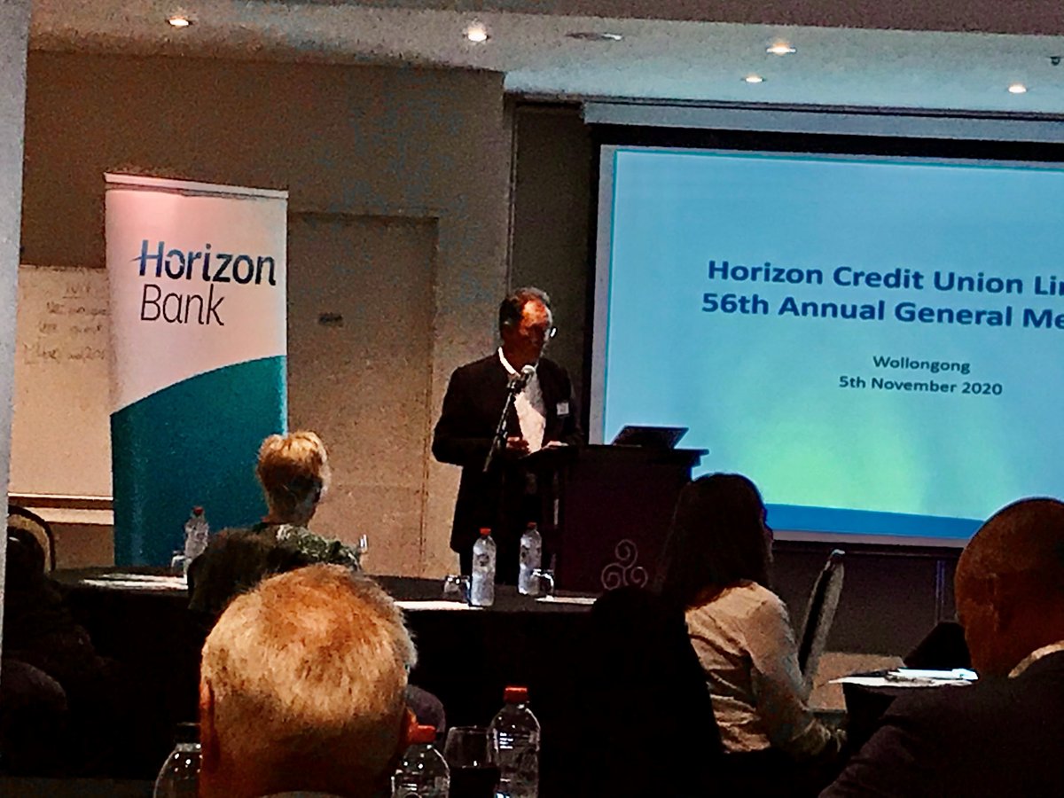 horizonbank_au's tweet photo. Horizon’s 2020 Annual General Meeting was held last night. Chairman Mark Crowther provided an overview of the 2019/20 financial year. To learn more about the AGM or to read our Annual Report, visit our website. #AGM2020 #customerowned #wollongongbusiness
https://t.co/vX3DF3nEWT https://t.co/3GaDFdFTMN