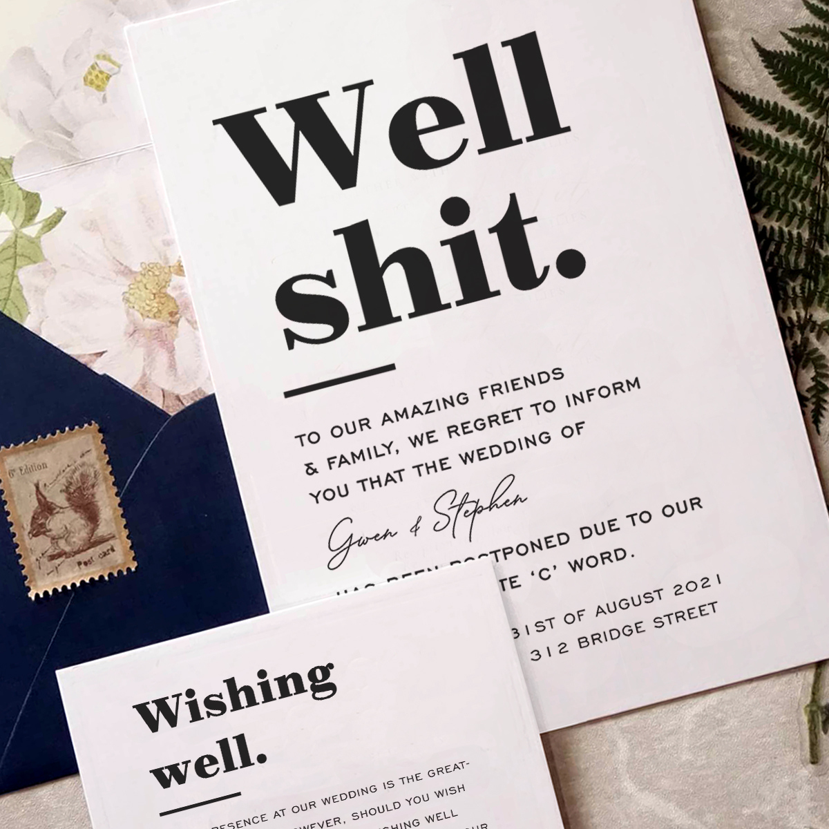 PapermintAU's tweet photo. Oops 🙊  need to change your wedding date? With the current climate, we've got change the date cards for your postponed weddings 🌟

#bypapermint #instawedding #weddingideas #melbournewedding #brisbanewedding #newzealandwedding #changethedate https://t.co/oeIhgBg4k0