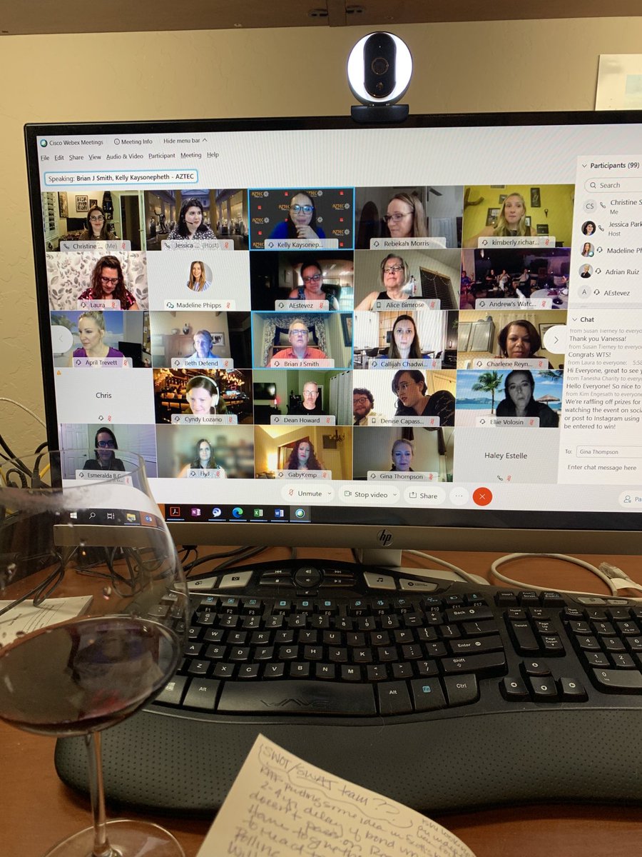 SkinnerChristi's tweet photo. ⁦⁦Virtual networking with @WTS_Phx⁩!! https://t.co/dxGSXBvpsz