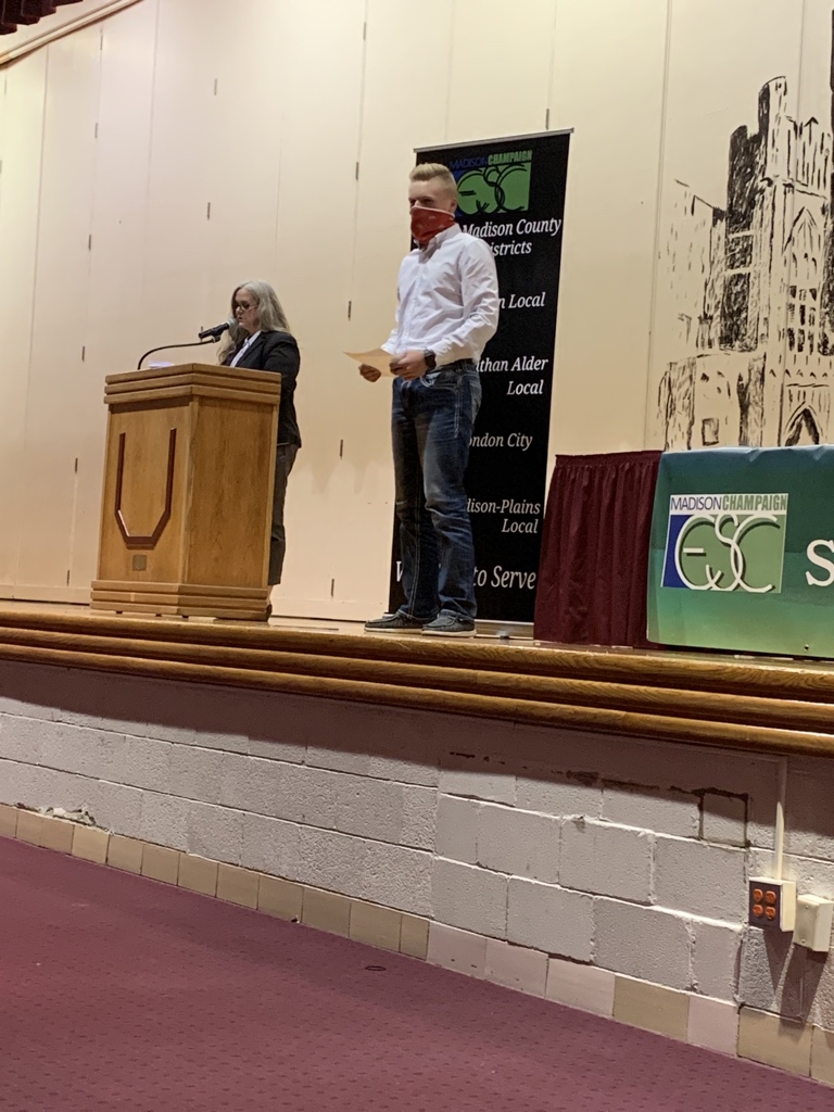 AnnBoerger's tweet photo. Tonight we celebrated MPHS’s STAR student, Corey Cress. He was nominated for his servant leadership inside and outside the classroom. Service, Teamwork, Attitude and Reliability. Congrat Corey! https://t.co/p9JqmhSpzZ