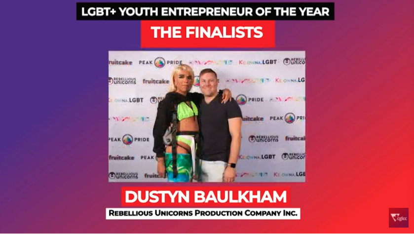 departuresxdean's tweet photo. Congratulations Dustyn @Peak_Pride #CGLCC LGBTQ Youth Enterpreneur of the Year - so proud of you!

 #CGLCCShowGoesOn https://t.co/QGeL4riwc5