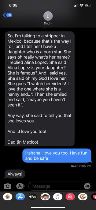 “YoUr DaD mUsT bE pRoUd Of YoU” 
My dad: https://t.co/VUmSgmpLKV