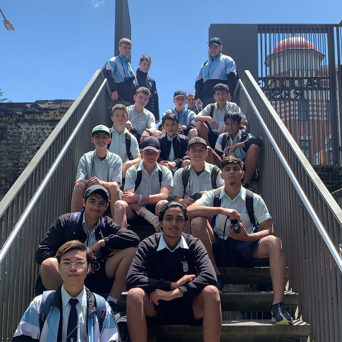 #EHBHS Year 10 Photography Students shooting film for their upcoming assessment task ‘Shapes &amp; Shadows’. 📸