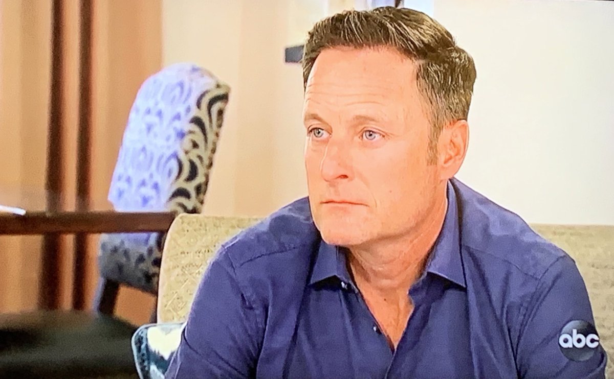 thatbmyopinion's tweet photo. Chris Harrison and the rest of bachelor nation when Clare is talking about a man she’s known for a week being her soulmate #TheBachelorette https://t.co/cqvsnyOLhm