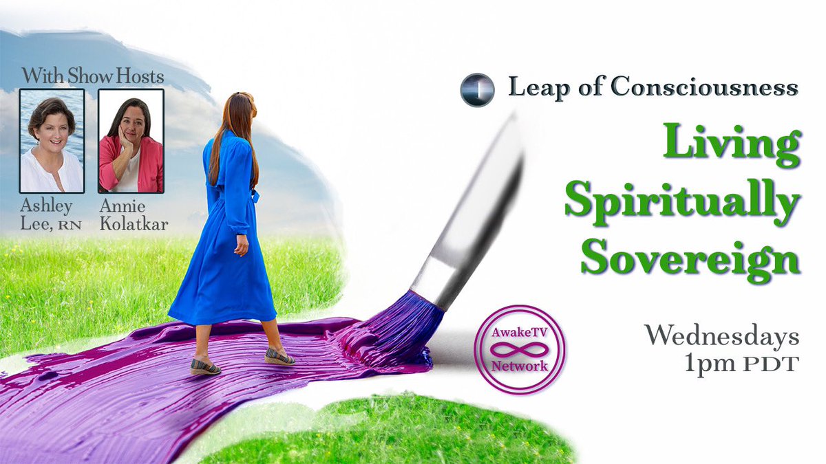 Center4ConKids's tweet photo. JOIN US for the season finale of Leap of Consciousness "Living Spiritually Sovereign” on Awake TV Network at https://t.co/OaSawvHJ6z
#leapofconsciousness
#livingspirituallysovereign
#advancedinnertechnologies
#awaketvnetwork
#ashleyleehealing
#anniekolatkar https://t.co/MaJy6V0ZWO