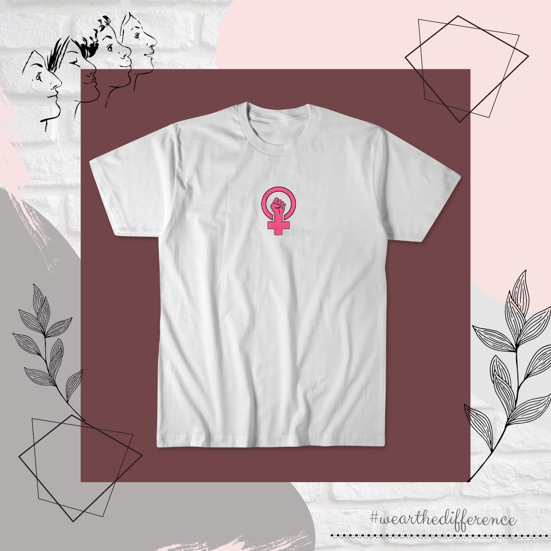 wearthediff's tweet photo. 50% of proceeds from our “Feminism” T-shirts will go to those women in need, the shelters who help them when they need it the most. 

Help make a difference and #WearTheDifference 💕 Link is in our bio! https://t.co/0tq8PwI00C
