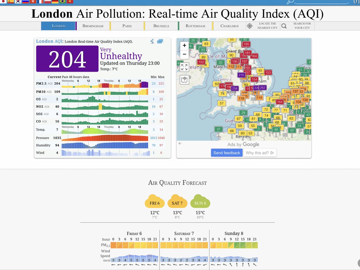 23/... Midnight hourly bulletin for  #GuyFawkesNight 2020 (Thursday 5/11). Millions of people may be breathing this deadly cocktail of particles and metals for several days in still air. It was the first day of  #Lockdown2! cc  @bwebster135  @dpcarrington  @RHarrabin  @adamvaughan_uk