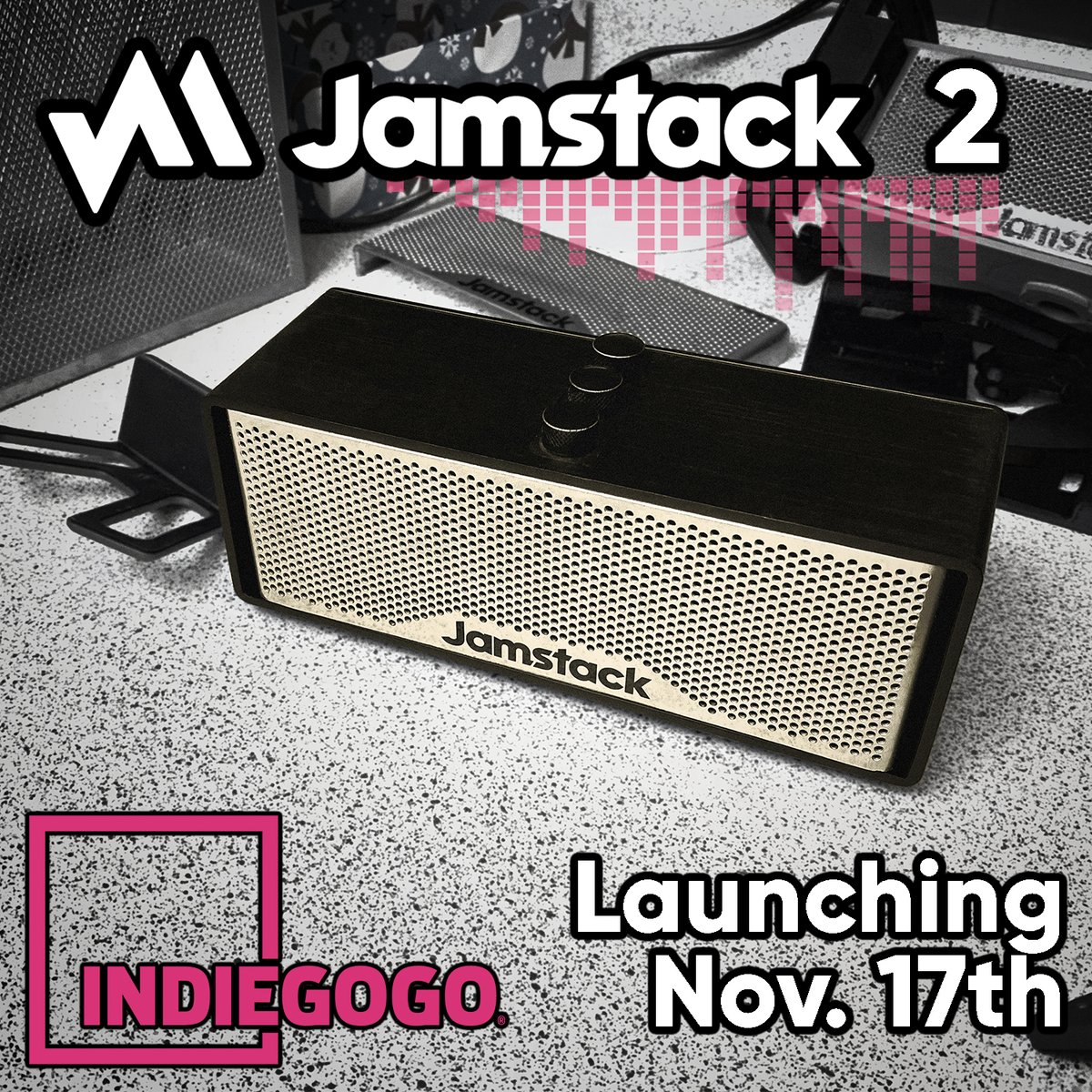 jamstackamp's tweet image. #jamstack2 will be launching on #indiegogo on November 17th! #guitaramp #crowdfunding #guitarists