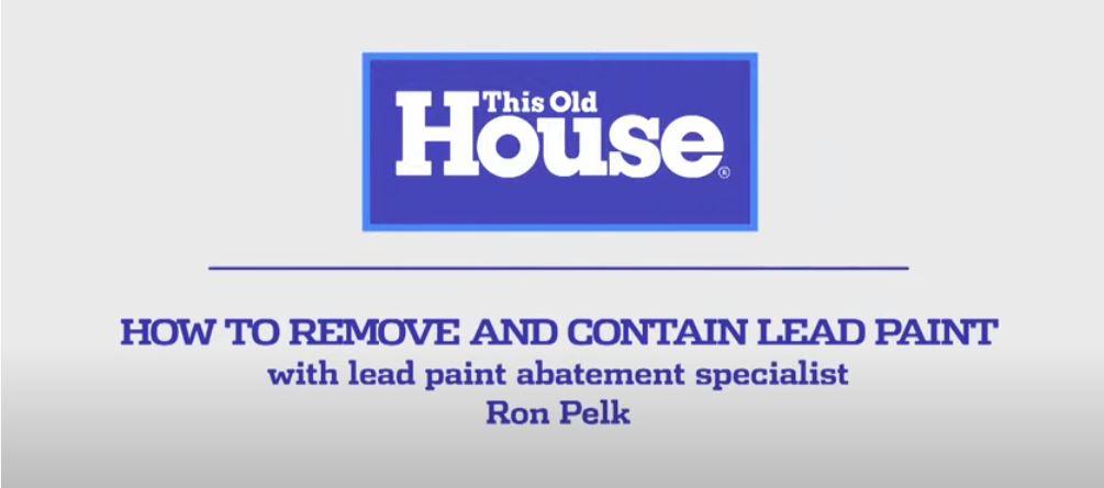 Do you own an older house and have lead paint? Watch this episode of This Old House to learn about how to remove and contain it: bit.ly/2Hcg15n