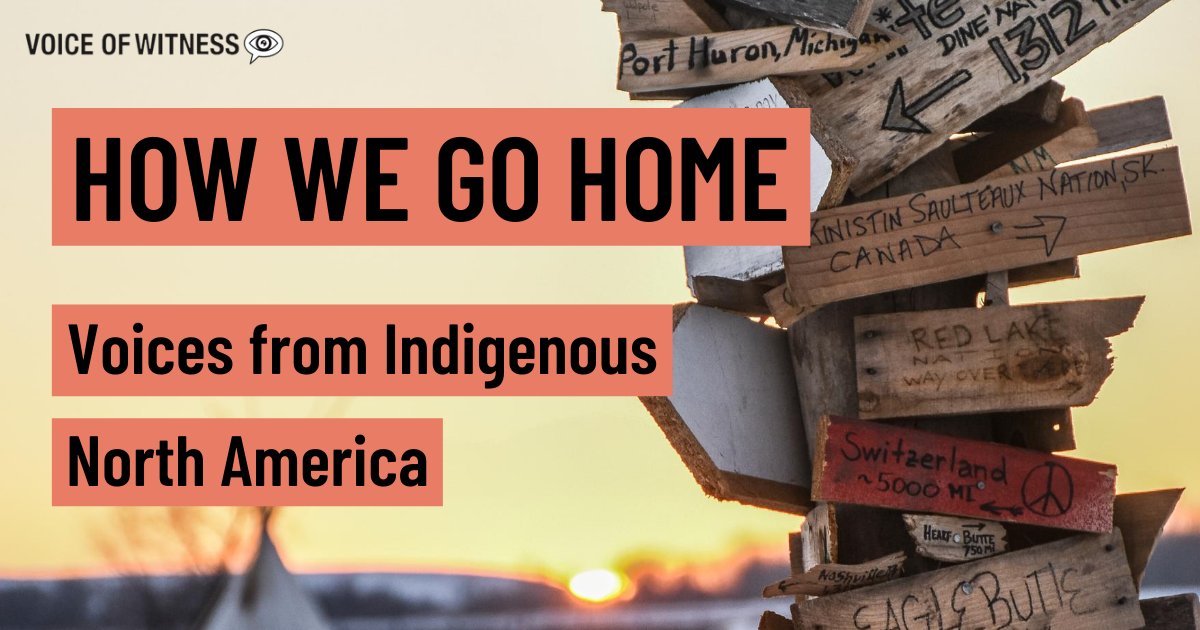 November is #NativeAmericanHeritageMonth. Learn directly from #Native narrators sharing their experiences and stories of Indigenous resistance and struggle in #HowWeGoHome, the new oral history book from <a href="/voiceofwitness/">Voice of Witness</a> &amp; <a href="/haymarketbooks/">Haymarket Books</a>.

More info: bit.ly/how-we-go-home