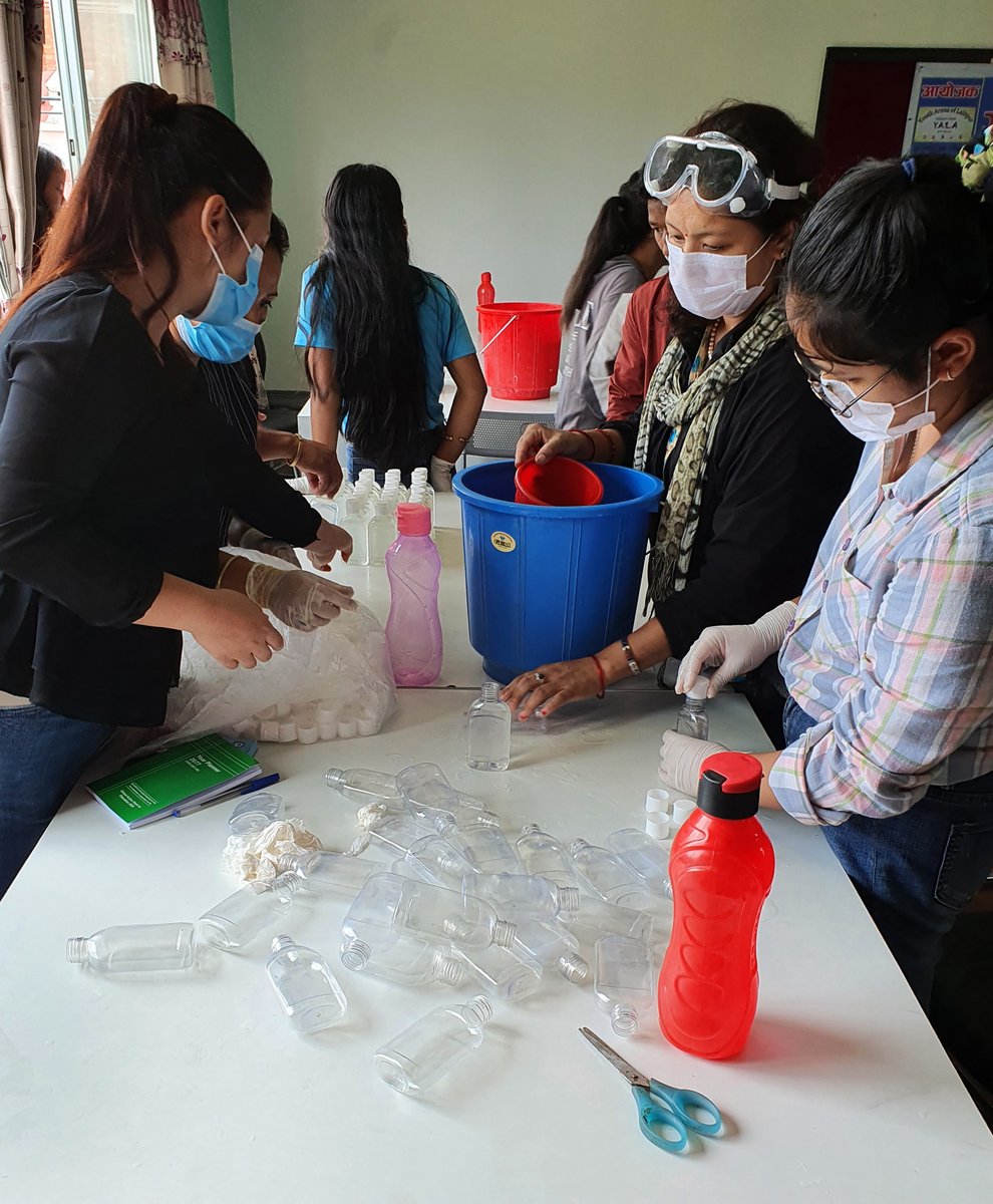 knitting4nepal's tweet photo. With thanks to @AussieAction, your donations are on the ground in Nepal and making a difference to local communities as they battle COVID-19 and devastating landslides.

#KnittingForNepal #Nepal #COVID19 https://t.co/2ksOSA001h