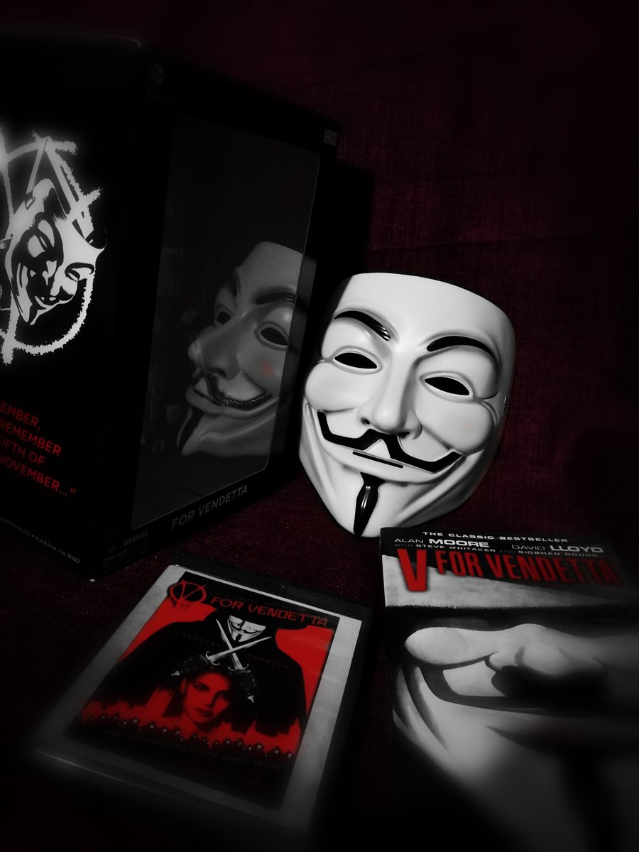 Rain03462374's tweet photo. Remember, remember the Fifth of November,
The Gunpowder Treason and Plot,
I know of no reason
Why the Gunpowder Treason
Should ever be forgot.
#VforVandetta #5ofNovember #V https://t.co/u7Z7uUKrCe