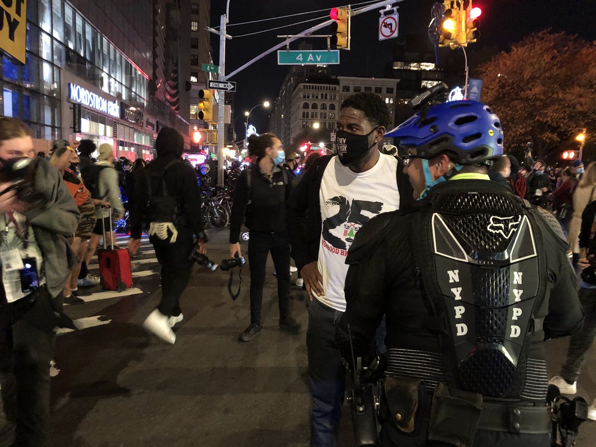 Jumannee Williams out here, tells this guy, “one thing I have to say, cool outfit.”