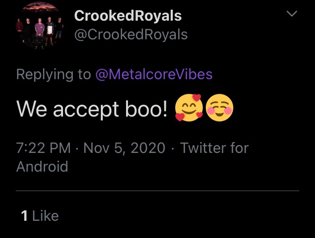 MetalcoreVibes's tweet photo. We already married that was fast 🥳 https://t.co/KXaKJJALO5