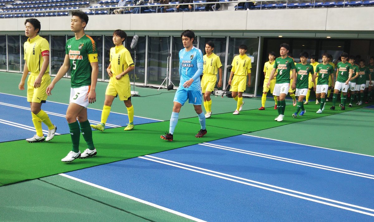 Aomori Goal 第99回全国高校サッカー選手権青森県大会準決勝第一試合 青森山田高校vs三本木農業高校 キックオフです