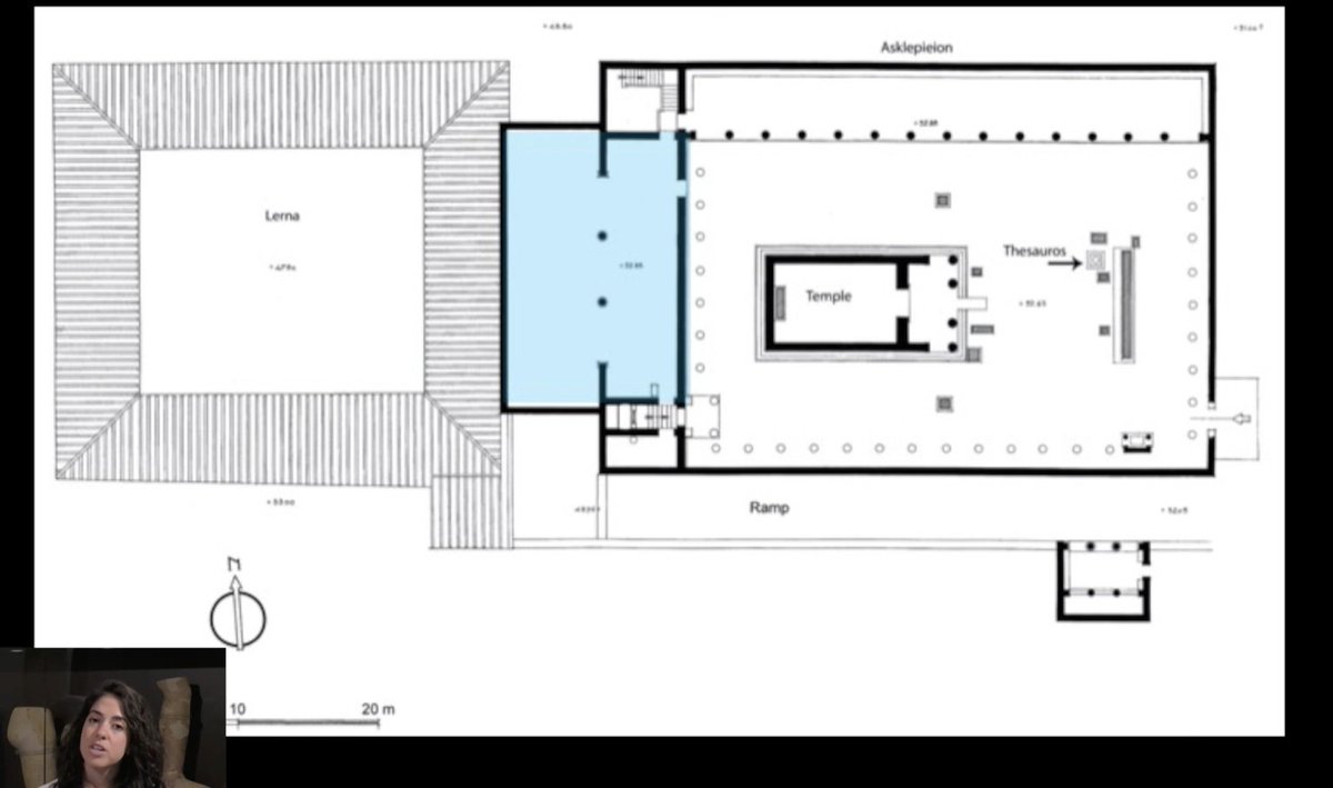 They would then go to the southwest corner of the sanctuary for a proper bath in a larger basin, another aspect of the ritual purification. They would then go to the Abaton, the place where patients would sleep and dream.
