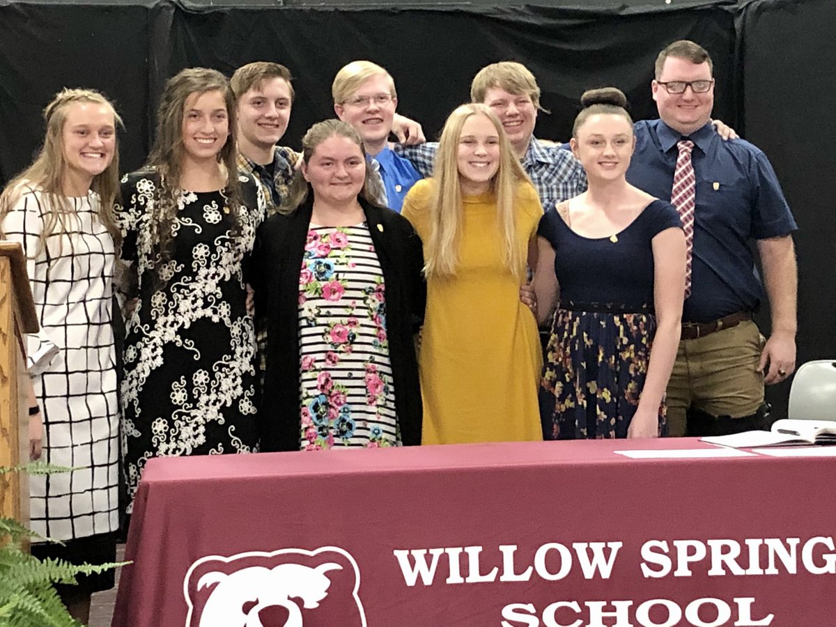 DrMartySpence's tweet photo. @willowschool National Honor Society induction tonight! Always a privilege to recognize our students. Congrats  Caleb, Caitlyn, and Brenden! @ChrisCochranc @CochrankKim https://t.co/WYzUbMkzc0