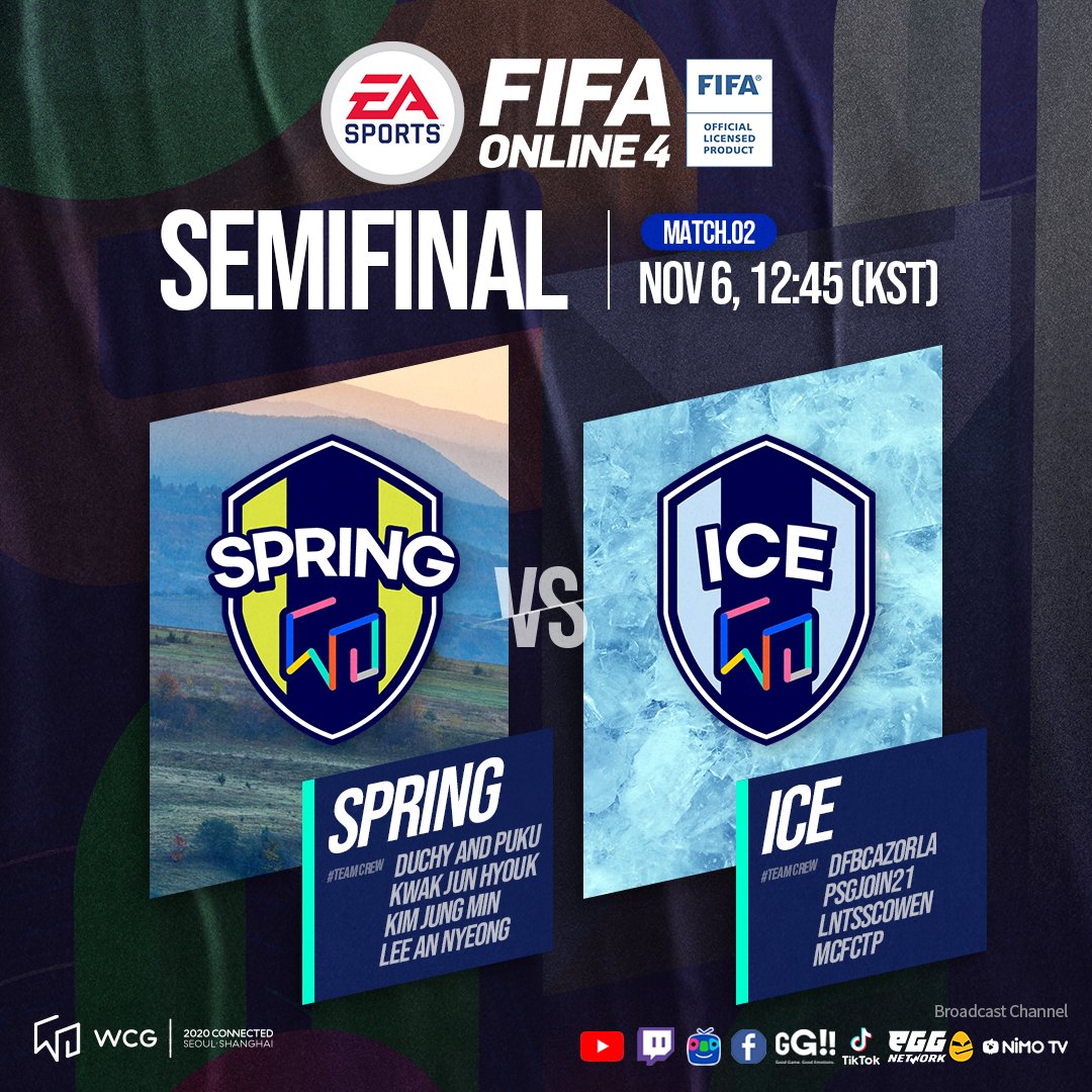 WCG_Contents's tweet photo. [WCG2020 GRAND FINAL: Day 2, Semifinals]

#FIFAonline4
12:45 Spring vs Ice

#Warcraft3 Individual
16:45 Coloful vs Fly100%
18:45 Moon vs Eer0

#Honorofkings
14:45 TuT vs QD
20:45 Gz vs XYG

#WCG #WORLDCYBERGAMES #WCGCONNECTED https://t.co/3zM3AqSs2d