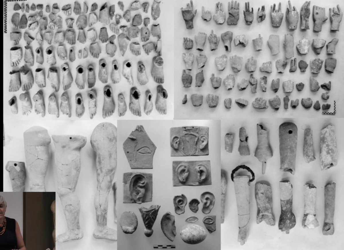 Offerings lined the walls, ceilings, and floors. Walking up into this temple might give someone great hope, as Gizas says, for all of these bodies that were theoretically healed.