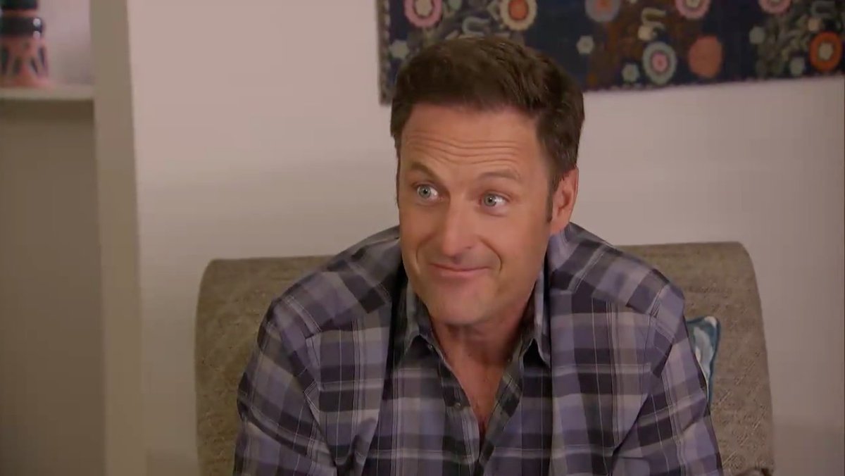 emilylongeretta's tweet photo. Chris Harrison's reactions to Clare saying she and Dale are in love and that he's her "person" ... are my new favorite things. #TheBachelorette https://t.co/rU0qbSDWnj