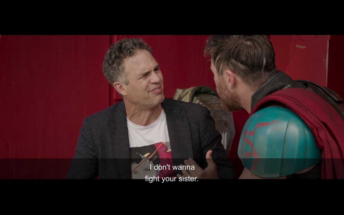 VERDICT: Thor is definitely bisexual. BANNER is the one who is straight. Only a straight person would say this. Queers will promise to fight natal family members for each other sight unseen.