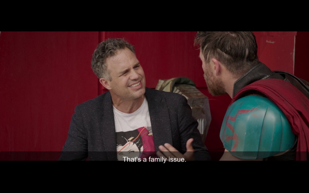 VERDICT: Thor is definitely bisexual. BANNER is the one who is straight. Only a straight person would say this. Queers will promise to fight natal family members for each other sight unseen.