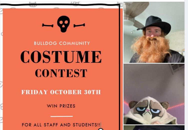 BostromHS's tweet photo. Happy Halloween Eve and “Freaky Friday” at Bostrom online!   Virtual costume contest and fun planned all day #happyhalloween #freakyfriday #costumecontest #schoolactivities #ThisIsWhoWeAre  #PXUConnectED #Bostromhs #PHXUnion #schoolspirit #bulldogs #BostromBulldogs https://t.co/U1CFvILiS5