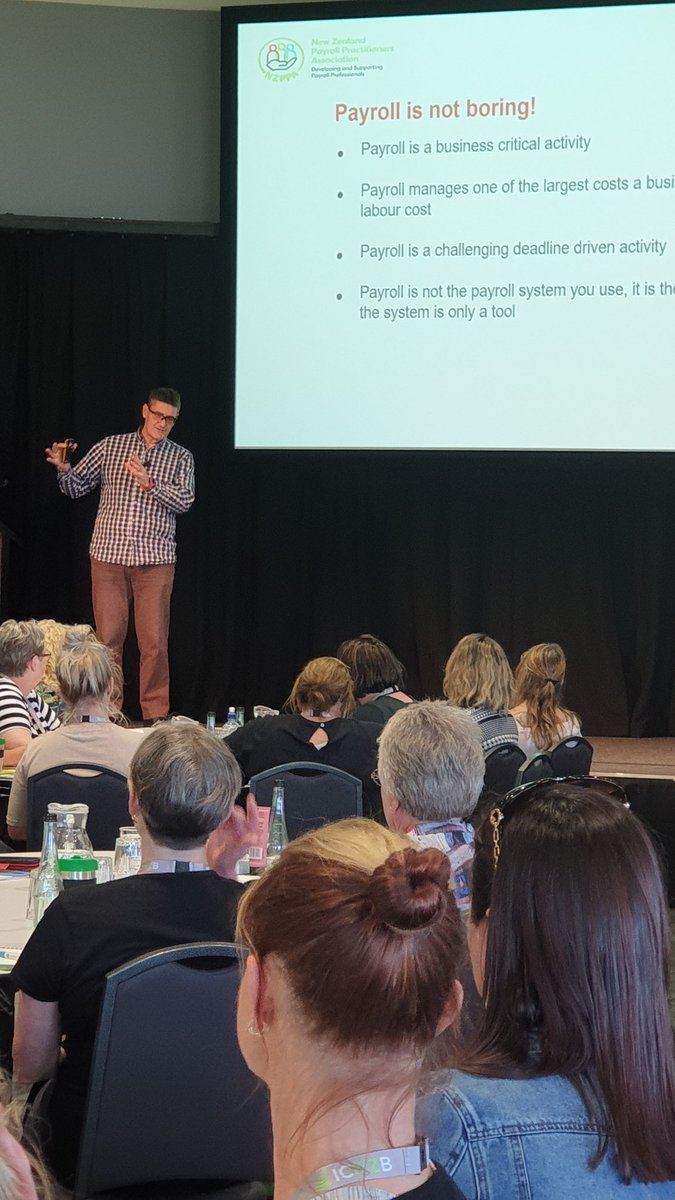 David from <a href="/Payroll_NZPPA/">NZPPA</a> keeping the Bookkeepers enthralled talking about when payroll goes wrong... and the right way to do it.  #Bookkeepcon20