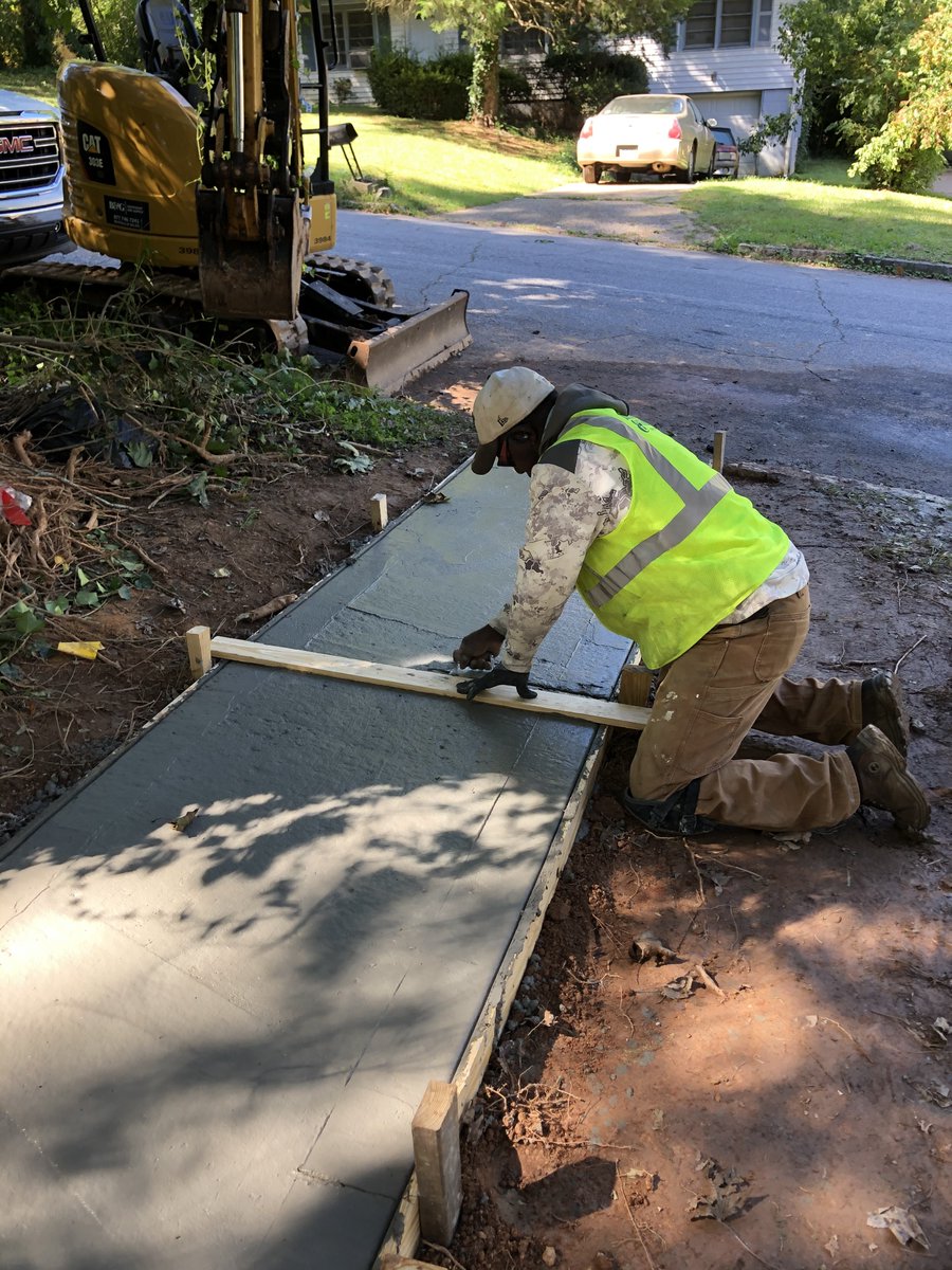 BrasfieldGorrie's tweet photo. Our @GeorgiaAquarium project team built a ramp with @RTatlanta to help a local homeowner, Ella Mitchell. The ramp allows her to safely leave the home, enjoy her gardens, and has improved her mental and physical health. https://t.co/Nph4T4TZ7P