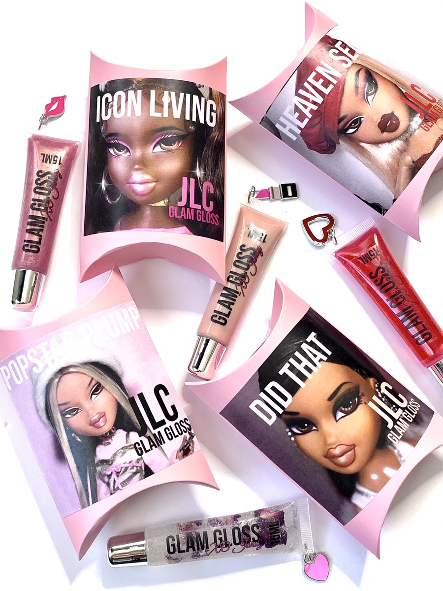 JordyLineCo's tweet photo. Glam gloss is officially available (link in the bio) don’t forget to use code: GLAM at checkout for 50% off! Orders over $20 ship free. 💗✨ https://t.co/hyNWmq3jfr