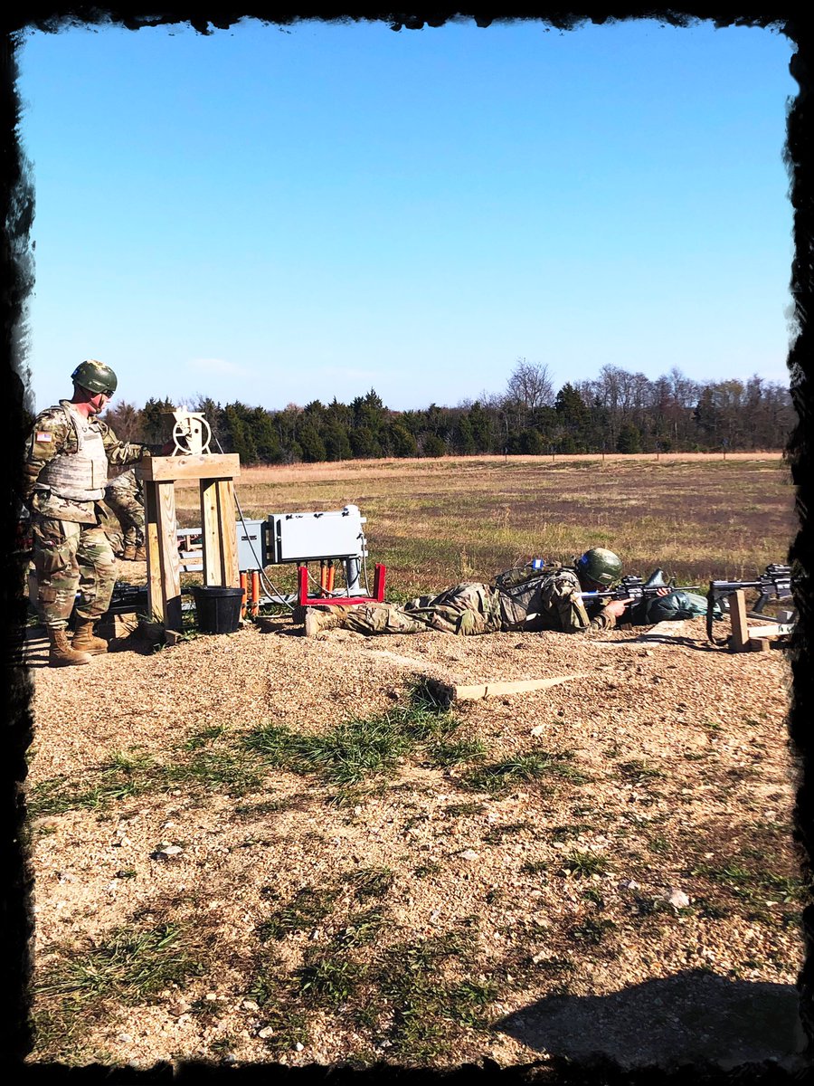 E795thMPBN's tweet photo. Trainees at E795 MP BN use the Location Of Miss And Hit, or LOMAH, Range to inform their group and zero at distance targets today. Tomorrow is pre-qualification using CCOs and barrier shooting. Echo is doing amazing things!!! @G6_795th @G7_795_MP @CMDTArmyMPs @bennettmp45 https://t.co/xDuEGFvjY4
