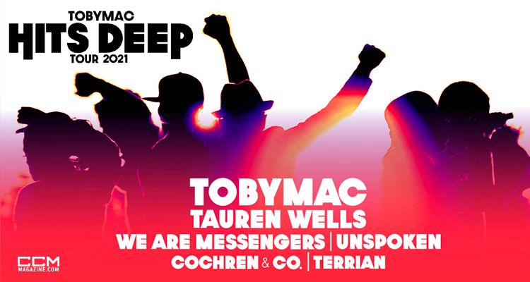 CCMmagazine's tweet photo. #AwakeningEvents has announced the return of the annual @TobyMac Hits Deep Tour 2021. The lineup features #TobyMac & the DiverseCity Band along with @TaurenWells, @MessengersMusic, @UnspokenMusic, @CochrenMusic, and @iamterrian Get the dates HERE: https://t.co/v2noh7rdFj https://t.co/cm5t9Nr2Wb
