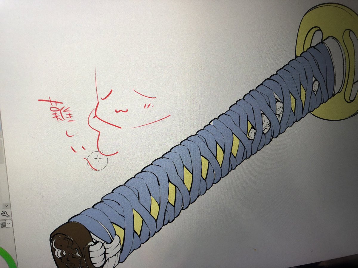 吉村拓也 イラスト講座 刀の描き方 の講座を作っている途中です まだまだ調べながら描いている段階なので 修正もしつつ いろんな描き方を試しています 刀の描き方 って需要ありますか I Am Making How To Draw A Sword Want To See