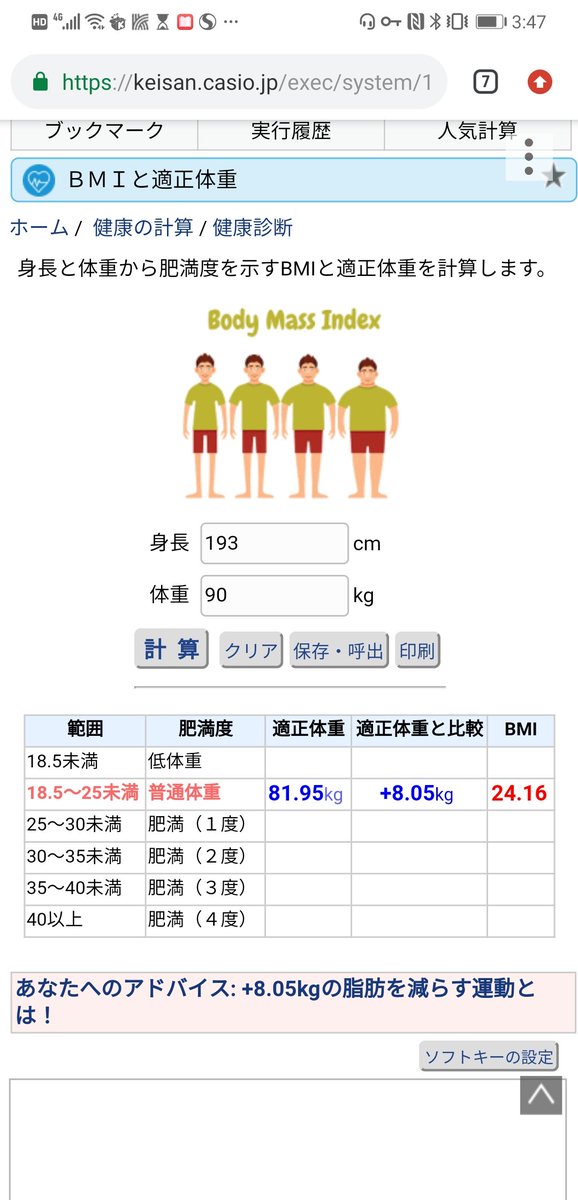 適正 bmi