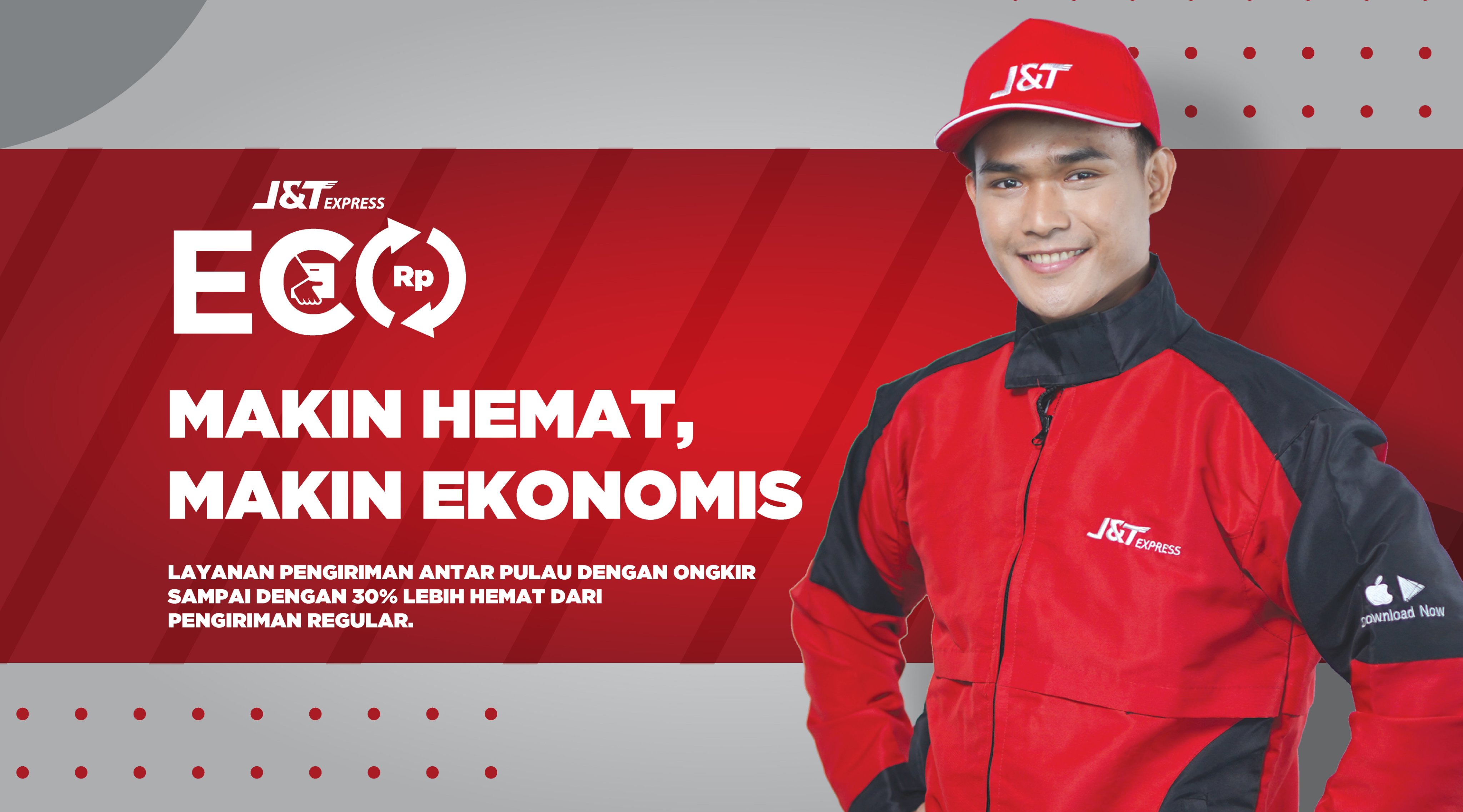 J&T Express Indonesia on Twitter: "Hei kamu~ Iya kamu! Udah tau belum layanan terbaru J&amp;T Express? Sekarang, kirim barang jadi lebih hemat dan lebih terjangkau loh dengan J&amp;T ECO kamu bisa kirim