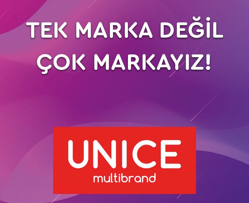 unicetr's tweet photo. Tek marka değil çok markayız!
Unice Multibrand Türkiye, en büyük farkı olan “multi brand” konseptiyle kalıpları yıkmaya ve lider olmaya hazır.
#sengüzelsin #unicetr https://t.co/gR80ozhOUS