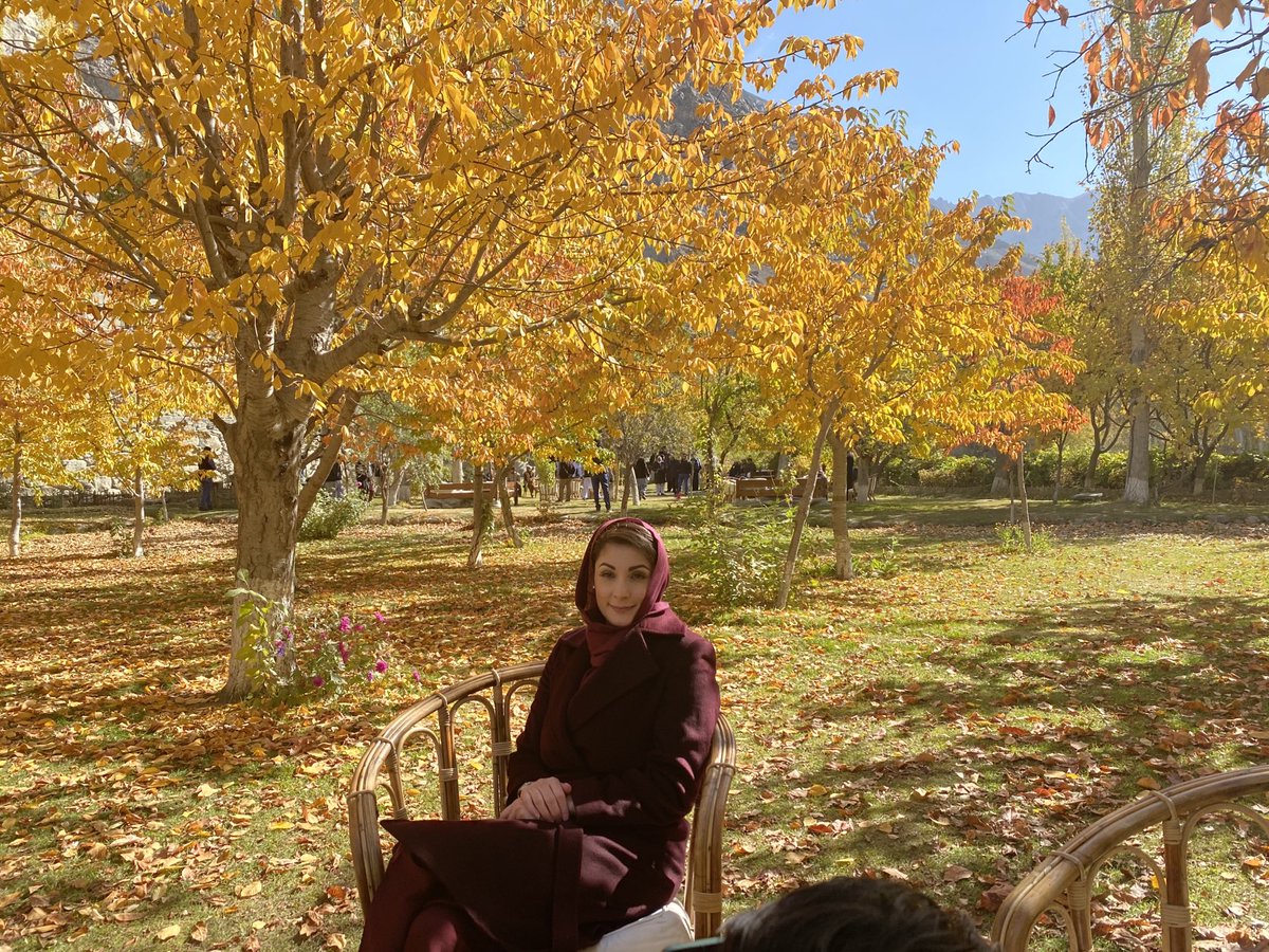 MaryamNSharif's tweet photo. Hello from Shigar ...... 
Look how beautiful our Pakistan is 🇵🇰❤️ https://t.co/58PKRXGr4T