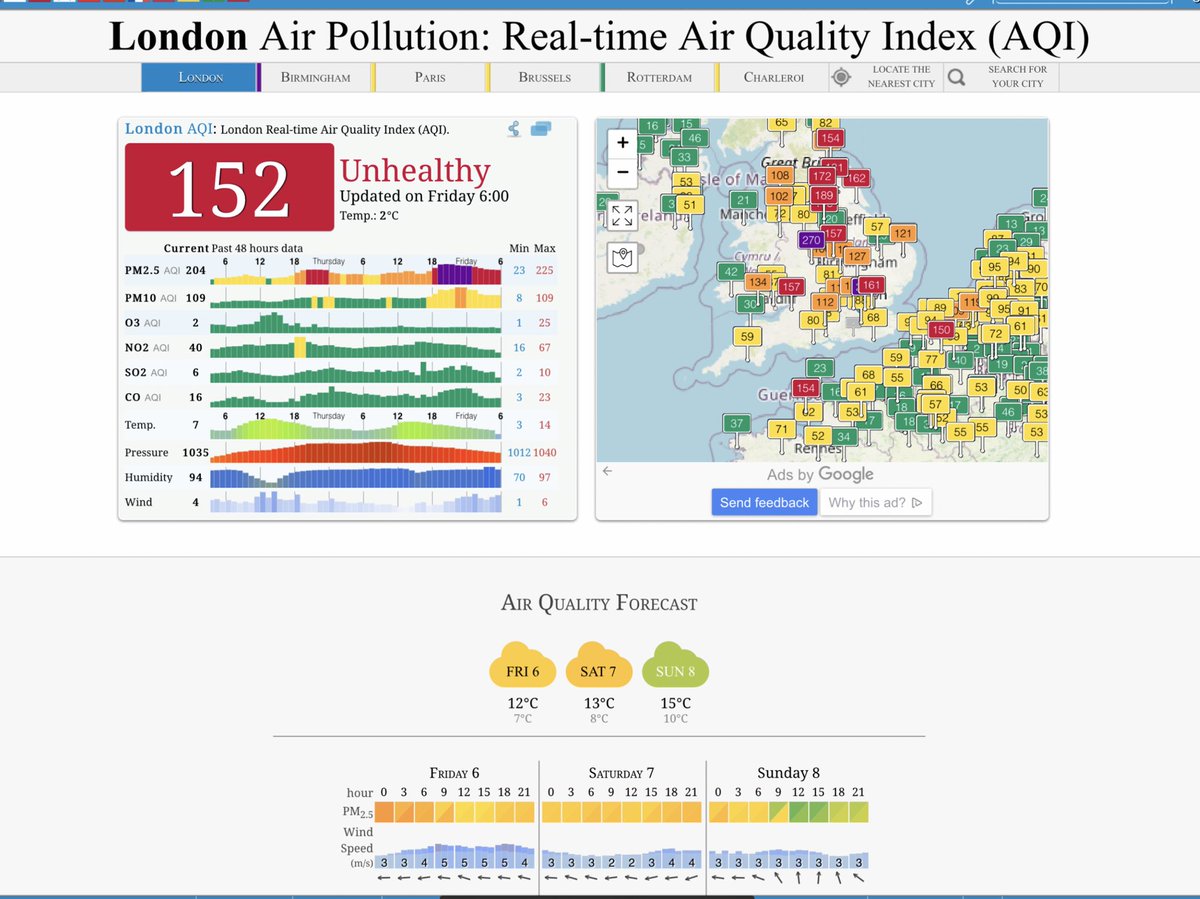 24/...  #CodeBlack: VERY HIGH 10/10 particle  #AirPollution smothered large areas after bonfires and fireworks last night.  @DefraGovUK expects more tonight. Lack of active public warnings is INEXCUSABLE!  https://uk-air.defra.gov.uk/latest/period_plots?POL=GE10&period=weekly https://uk-air.defra.gov.uk&nbsp; http://www.londonair.org.uk/london/asp/publicbulletin.asp