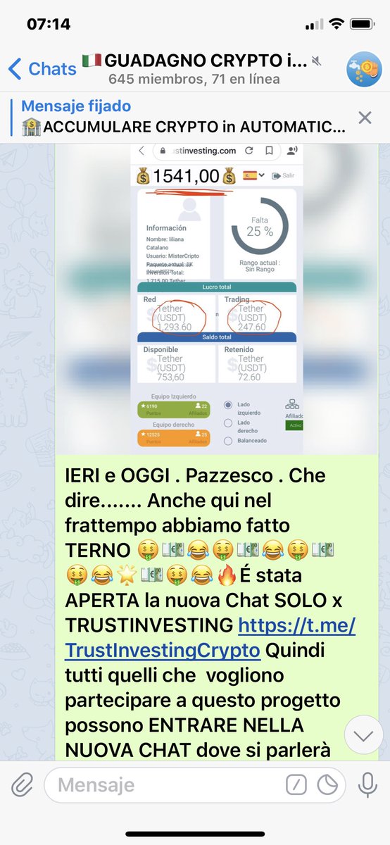CryptoLillyCat's tweet photo. IERI e OGGI . 
Ieri non ho lavorato. Oggi nemmeno e domani non ci penso proprio! 
🔥In meno di un mese ho già creato questa rendita. 🔥Cresce ormai di 50 € al giorno. ￼ https://t.co/csqInoqomX aperta la Nuova Chat Telegram di TRUSTINVESTING https://t.co/KeheC6ppMS https://t.co/czosbiq6m9