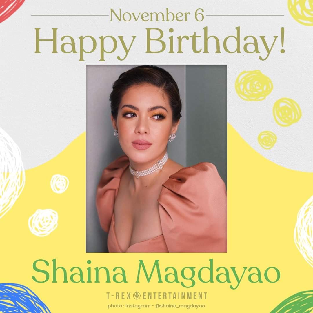 Happy 31st birthday, Shaina Magdayao! May you continue to shine as inspiration to others. 