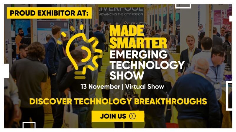 SmManufacture's tweet image. Just a week to go until the #EmergingTechShow next Friday 13th at the #DigiMfgWk. We look forward to taking part in this innovative showcase of new technologies for the manufacturing sector. Come and visit us on our stand to hear how Smart Manufacture helps the Smart get Smarter.