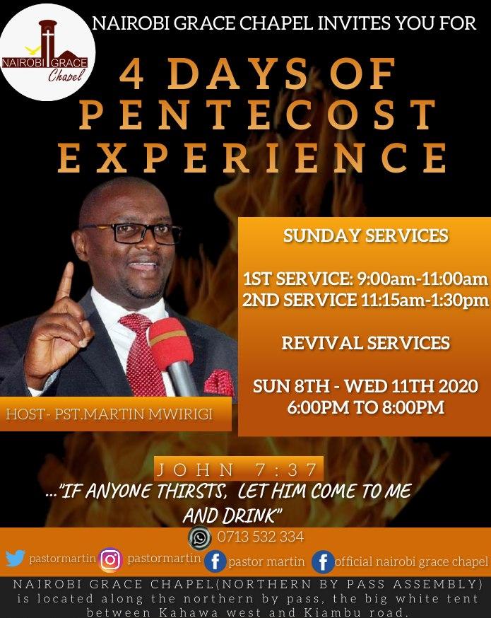 nairobi_grace's tweet photo. 1 more day to go to the 4 Days of Pentecost Experience from.We begin on Sunday  3:https://t.co/o2vNxSWX1G can't afford to miss this. https://t.co/bwPTuME75L